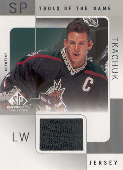 2000-01 SP Game Used Tools of the Game #KT Keith Tkachuk