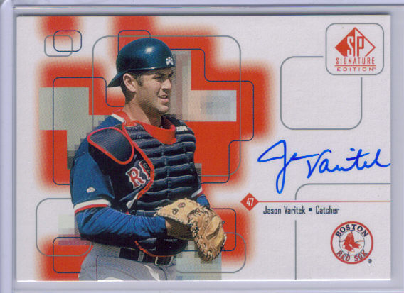 1999 SP Signature Autographs #JV Jason Varitek front image