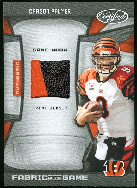 2009 Certified Fabric of the Game Prime #28 Carson Palmer/30