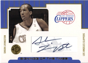 2004-05 E-XL Signings of the Times #SL Shaun Livingston