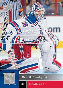 2009-10 Upper Deck #62 Henrik Lundqvist