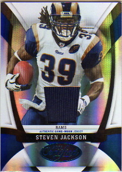 2009 Certified Mirror Blue Materials #113 Steven Jackson/100