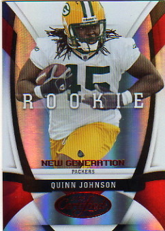 2009 Certified Mirror Red #186 Quinn Johnson