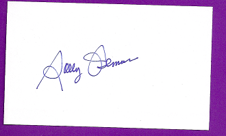 Solly Hemus Auto 3x5 index card Autograph Played 1949-59 St. Louis Cardinals, Philadelphia Phillies (NC119)