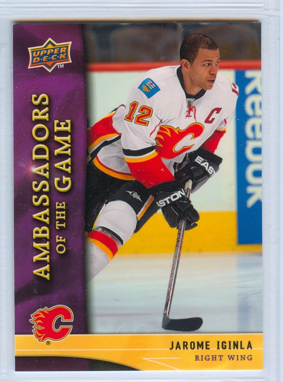 2009-10 Upper Deck Ambassadors of the Game #AG24 Jarome Iginla SP