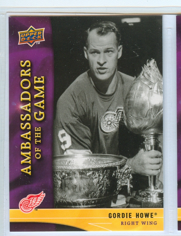 2009-10 Upper Deck Ambassadors of the Game #AG28 Gordie Howe SP