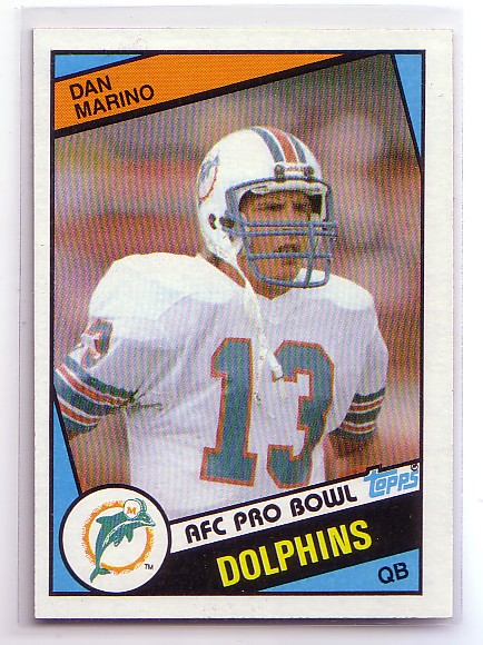 1984 Topps #123 Dan Marino RC front image