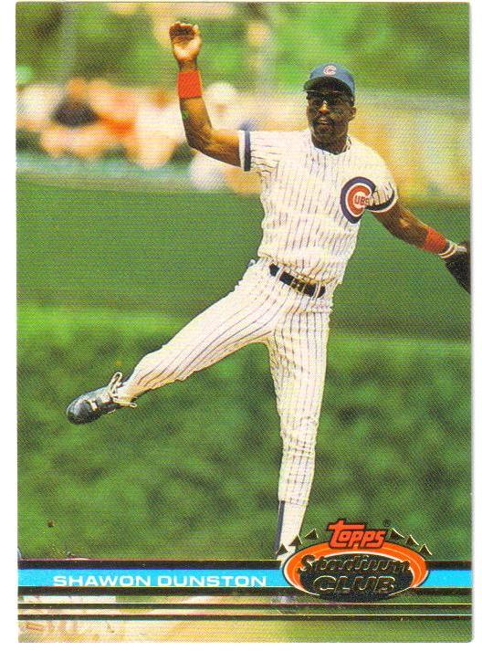 1991 Stadium Club Pre-Production #12 Shawon Dunston