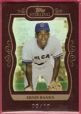 2008 Topps Sterling Framed Burgundy #280 Ernie Banks