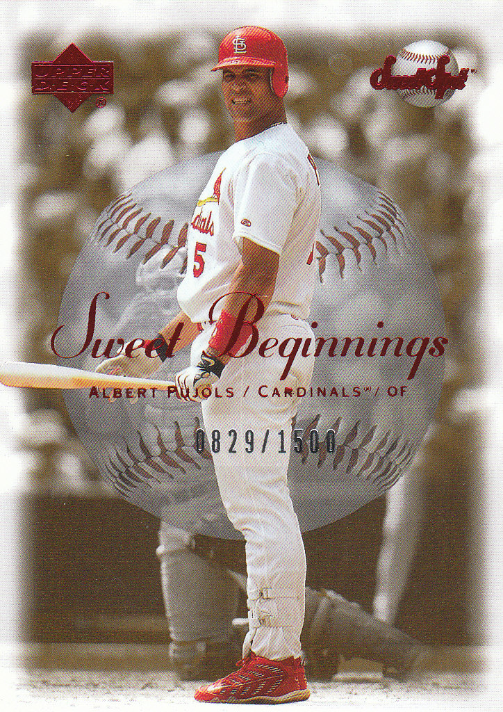 2001 Sweet Spot #121 Albert Pujols SB RC