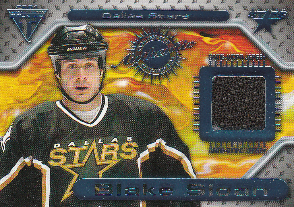 2000-01 Titanium Game Gear #91 Blake Sloan