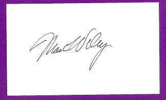Mark Wiley Auto 3x5 index card Autograph Played 1975-1978 Minnesota Twins, San Diego Padres, Toronto Blue Jays (NC150)