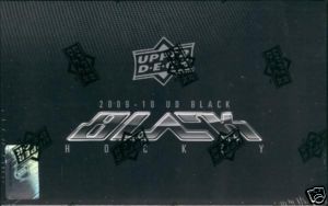 2009 - 10 ( 2010 ) Upper Deck UD Black Hockey Factory Sealed Hobby Box With A Total Of 4 Autographs, Memorabilia Letterman Patch Cards Per Box  