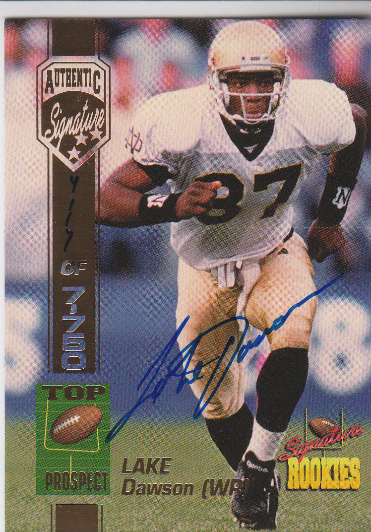 1994 Signature Rookies Autographs #15 Lake Dawson