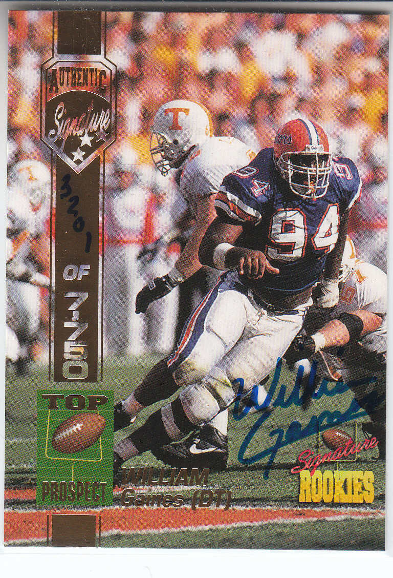 1994 Signature Rookies Autographs #20 William Gaines
