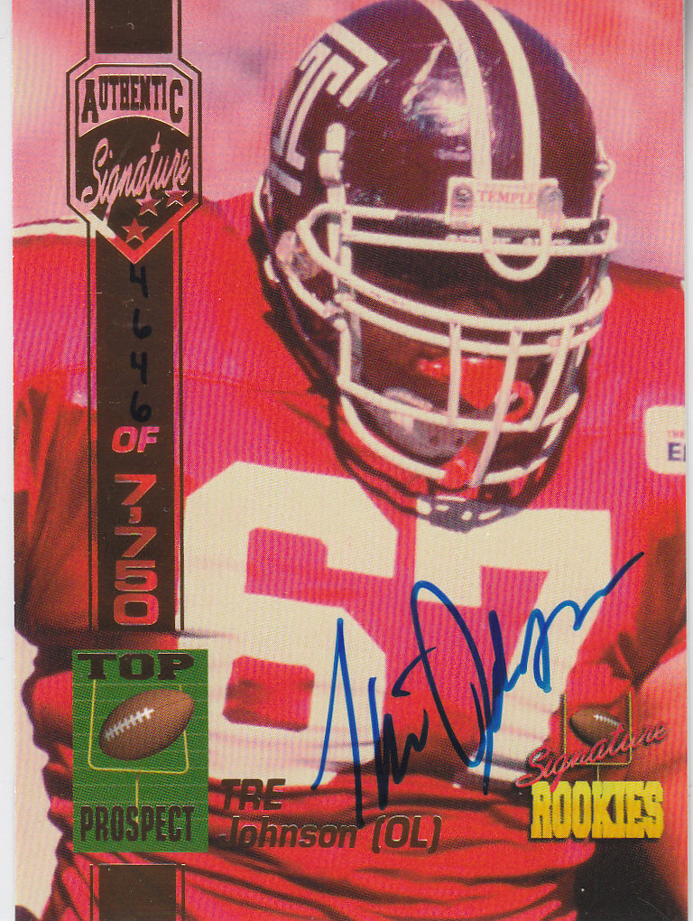 1994 Signature Rookies Autographs #27 Tre Johnson