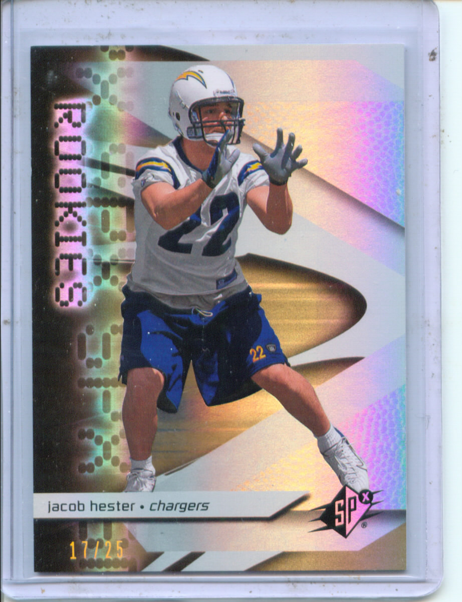 2008 SPx Gold Holofoil Rookies #109 Jacob Hester