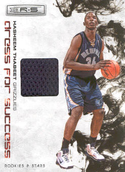 2009-10 Rookies and Stars Dress for Success Materials #2 Hasheem Thabeet