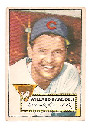 1952 Topps #114 Willard Ramsdell