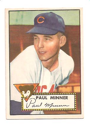 1952 Topps #127 Paul Minner RC