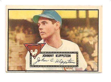 1952 Topps #148 Johnny Klippstein