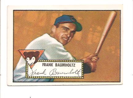 1952 Topps #225 Frank Baumholtz