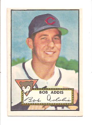 1952 Topps #259 Bob Addis RC