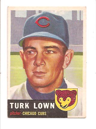 1953 Topps #130 Turk Lown DP