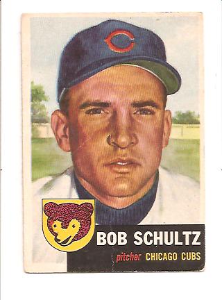 1953 Topps #144 Bob Schultz DP
