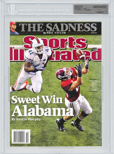 SPORTS ILLUSTRATED BGS SI Uncirculated Colin Peek Alabama