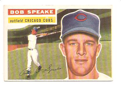 1956 Topps #66 Bob Speake DP RC