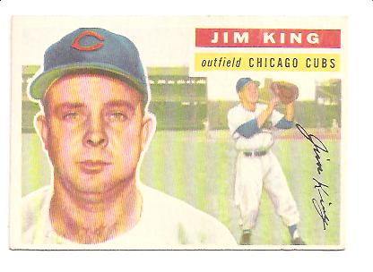 1956 Topps #74 Jim King RC