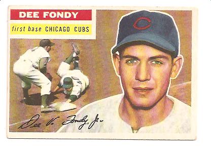1956 Topps #112 Dee Fondy