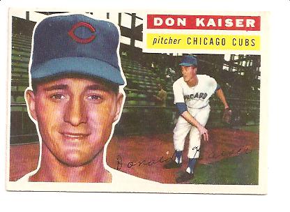 1956 Topps #124 Don Kaiser