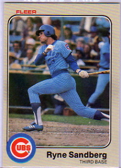 1983 Fleer #507 Ryne Sandberg RC