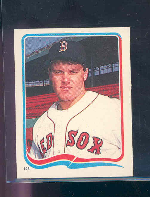 1985 Fleer Star Stickers #123 Roger Clemens