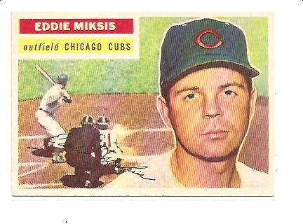 1956 Topps #285 Eddie Miksis