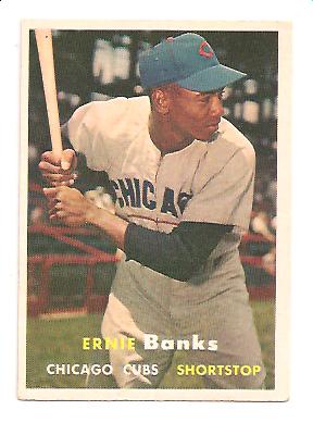 1957 Topps #55 Ernie Banks