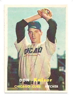 1957 Topps #134 Don Kaiser