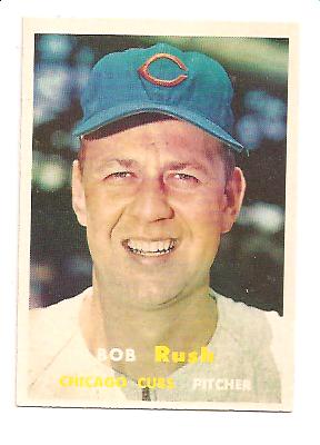 1957 Topps #137 Bob Rush