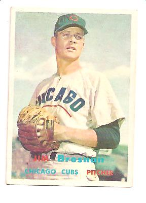 1957 Topps #155 Jim Brosnan