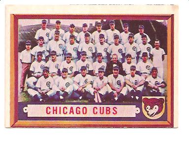 1957 Topps #183 Chicago Cubs TC
