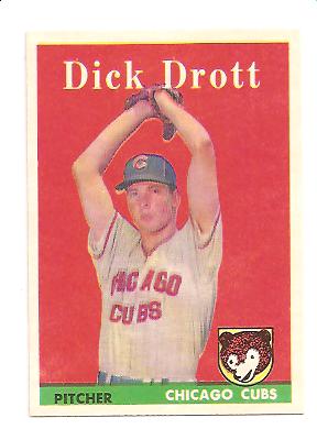 1958 Topps #80 Dick Drott RC
