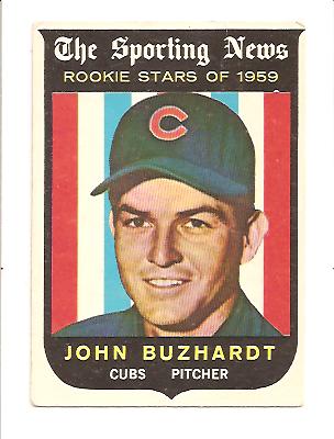 1959 Topps #118 John Buzhardt RS RC