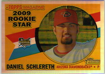 2009 Topps Heritage Chrome Refractors #CHR102 Daniel Schlereth