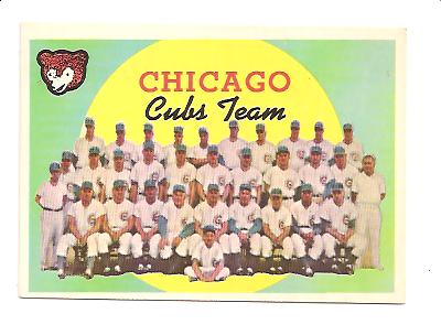 1959 Topps #304 Chicago Cubs CL