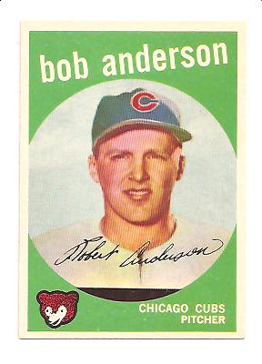 1959 Topps #447 Bob Anderson