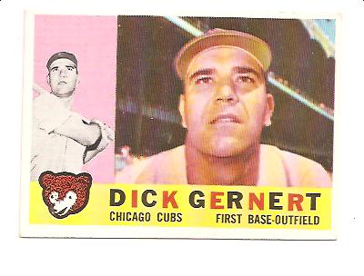 1960 Topps #86 Dick Gernert
