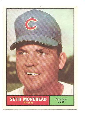 1961 Topps #107 Seth Morehead