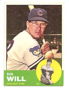 1963 Topps #58 Bob Will